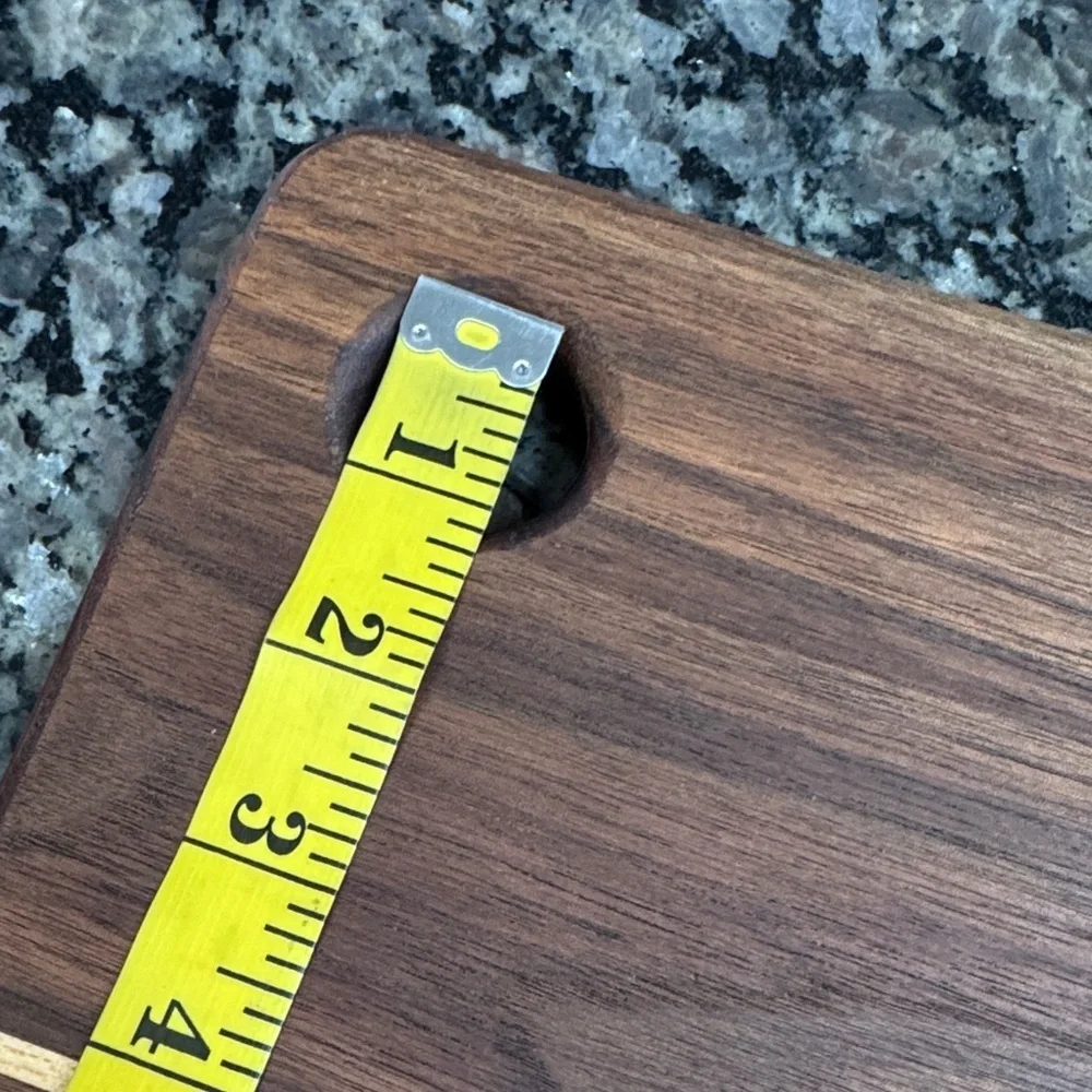 Wooden Cutting Board with thin Striped Design NEW